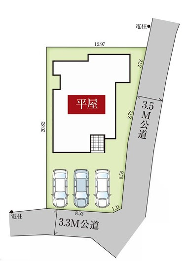 【区画図】 | GRAFARE 本庄市小島　【平屋】新築住宅