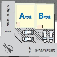 八千代市勝田台６丁目９番の区画図