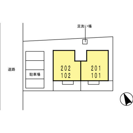 エボルシオンの駐車場