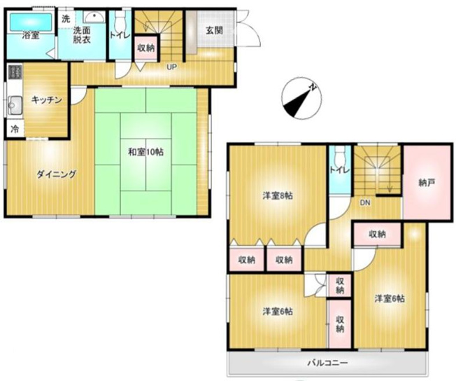 【間取り】 | 9/3値下げ！桐生市境野町中古住宅　室内状況良好♪