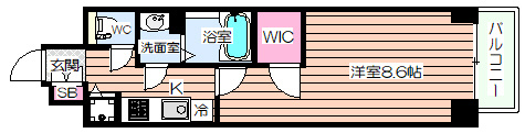 【間取り】 | セオリー大阪アーバンレスト