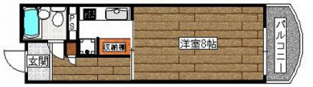 クレール布引の間取り