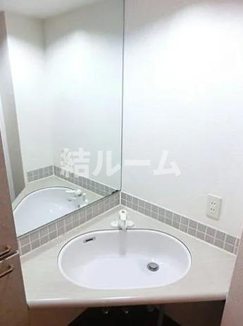 練馬区中村南２丁目の賃貸マンションの洗面所