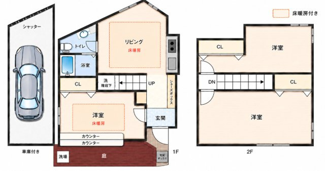桜台２丁目戸建ての間取り
