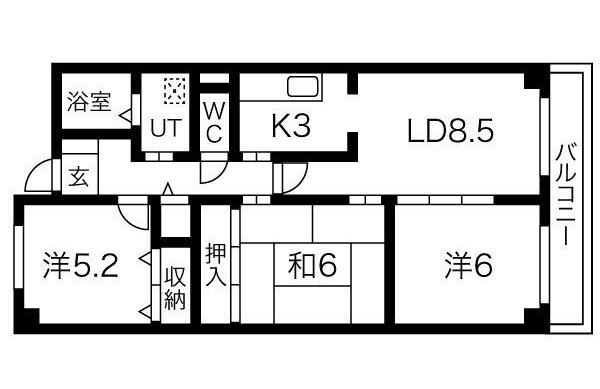 FIG TREE 2号館の間取り