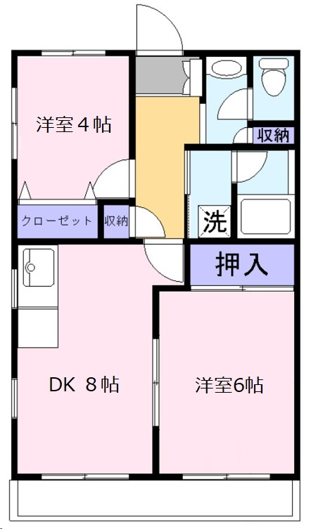 墨田区押上３丁目の賃貸マンションの間取り