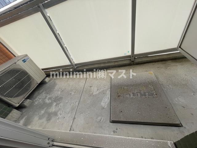 ハイムラポール松屋町のバルコニー