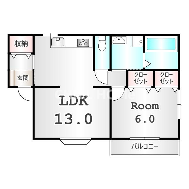 New Leavesの間取り|当社、チルホームのHPもご覧ください(^^)/物件情報多数♪