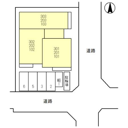 【区画図】 | ラ・ベル・メール鳳