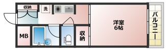 【間取り】 | 西明石ハイツ