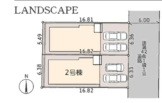【区画図】 | 海老名市国分寺台3丁目 新築戸建て 全2棟【仲介手数料無料】 | 海老名市を中心に地域密着で営業♪不動産のことなら「大樹不動産」へ