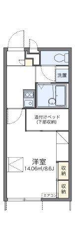 レオパレス富の間取り|代表的な間取のため実際の間取とは異なる場合があります
