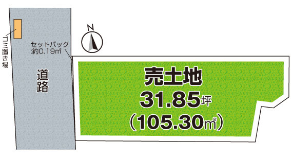 池田市神田　売土地の土地図|第1期