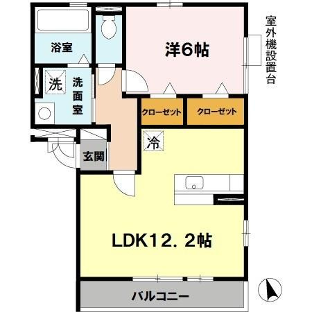 【間取り】 | リヴィエール諏訪森
