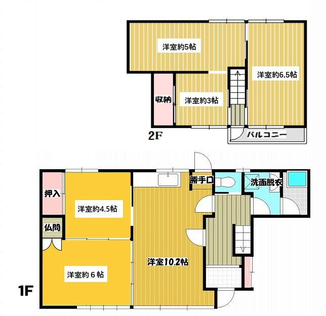 渡辺戸建の間取り