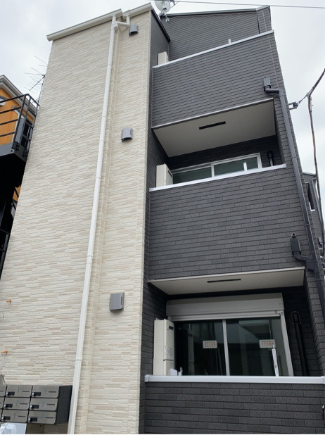 板橋区弥生町のアパートの外観