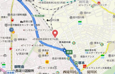 【地図】 | ハーモニーテラス歌島Ⅴ
