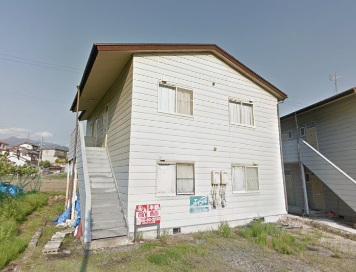 長野県上田市　一棟アパート　の外観