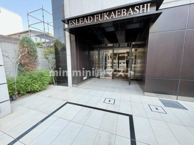 大阪市東成区深江北２丁目の賃貸マンションのエントランス