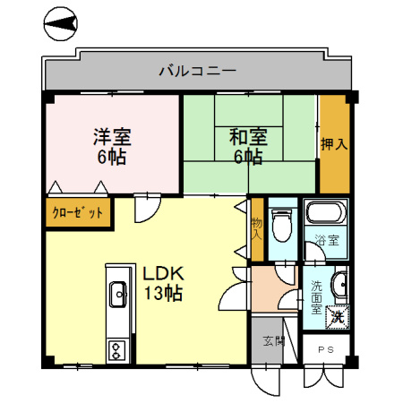 【間取り】 | 稲善マンション　住居