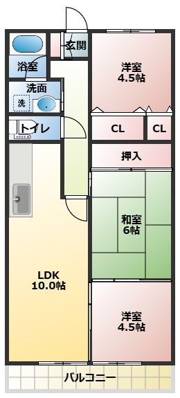 ボナールタカシの間取り