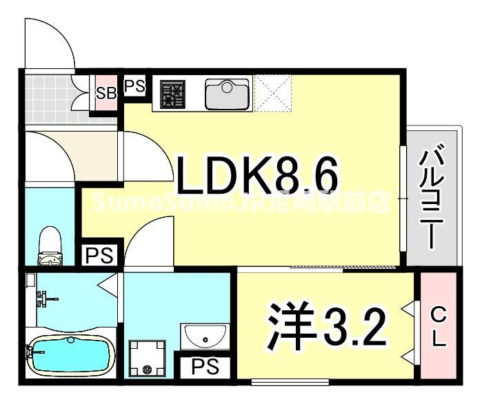 REGIES姫里の間取り