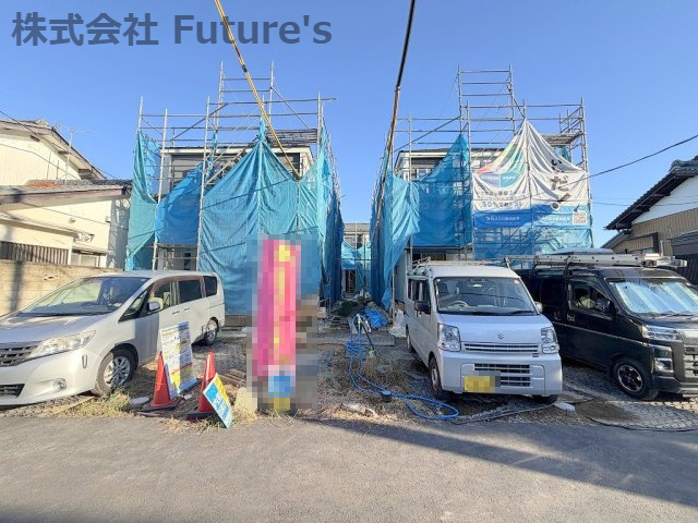 三郷市高州3丁目　新築戸建　全4棟　D号棟の外観|現地の写真になります。