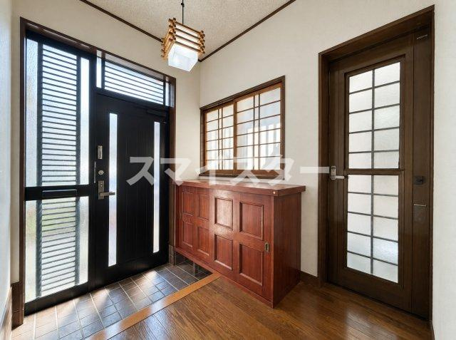 市川市大和田４丁目のアパートの玄関