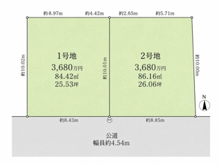 駅近×閑静な住宅街。約25坪超の整形地で、駐車スペース付き4LDKプランも可能。生活利便施設が充実した人気の立花エリアです。