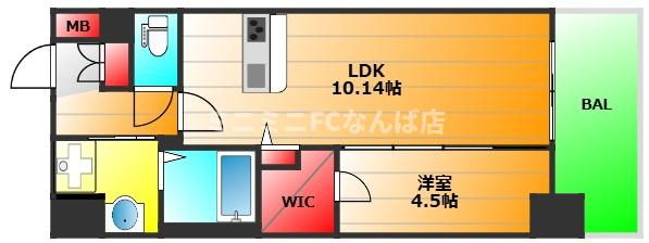 Alivis桜川の間取り|現状有姿