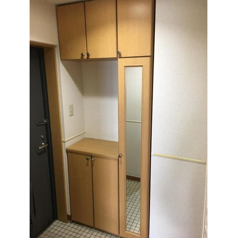 熊本市南区出仲間９丁目の賃貸マンションの玄関