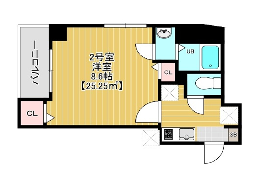 メゾンドシエルⅧの間取り