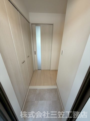 寝屋川市木田町のアパートの玄関