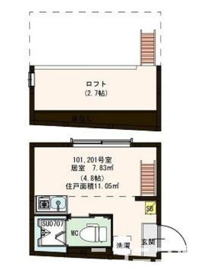 【間取り】 | ハーモニーテラス南小岩Ⅳ