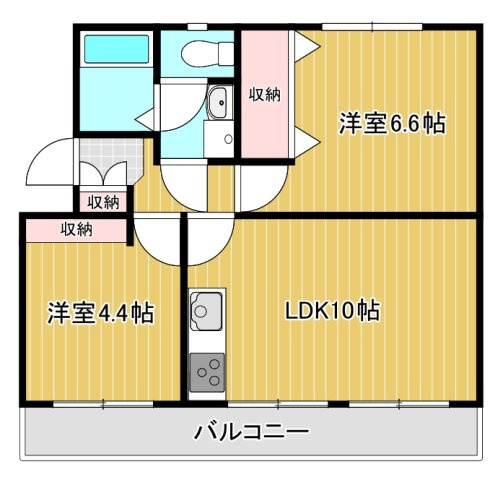 フロレゾン徳益の間取り