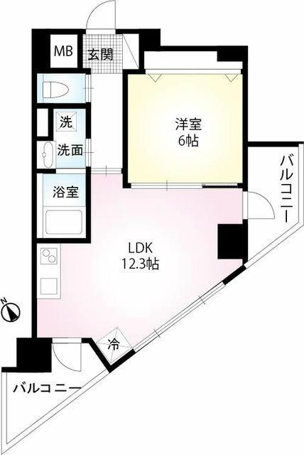 グレイシャスＫ鵠沼の間取り