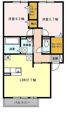 アムールエステートの間取り