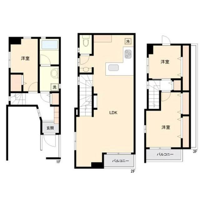 赤坂７丁目戸建の間取り