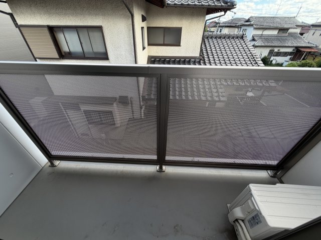 合志市豊岡の賃貸マンションのバルコニー