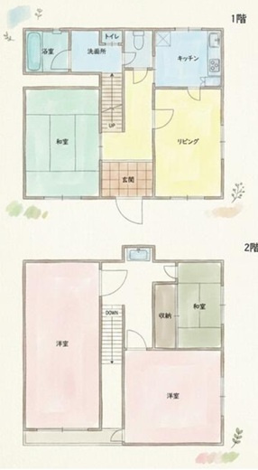 【中古戸建】太田市山之神町の間取り|■間取り図｜敷地面積：249.18㎡（約75.37坪）建物面積：121.00㎡（約36.6坪）