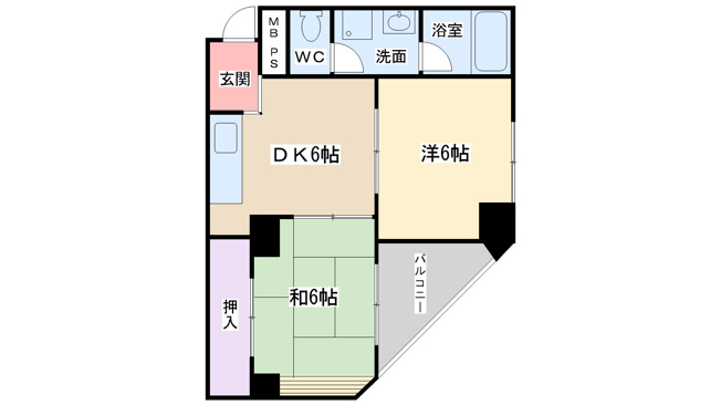 【間取り】 | ハイム新大阪