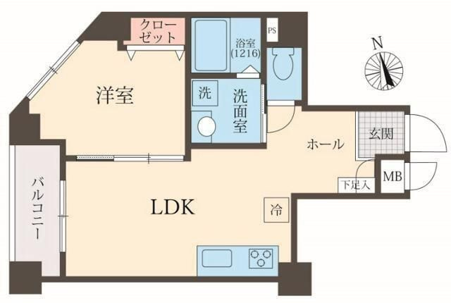 アルベリ代々木公園の間取り
