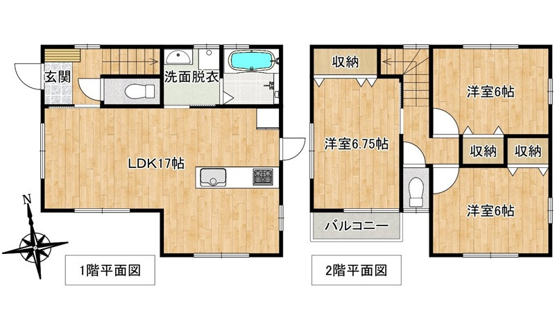 南区仁保１丁目の間取り