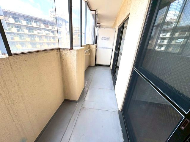 ファミティ弐番館のバルコニー