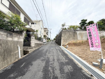 【前面道路含む現地写真】 | 高槻市安岡寺町3丁目　売土地