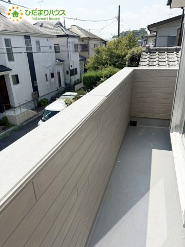 流山市東深井Ⅱ　新築戸建　1号棟のバルコニー|日当たり良好です(^^)/