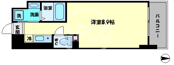 N Residence新今宮の間取り|N Residence新今宮　間取り