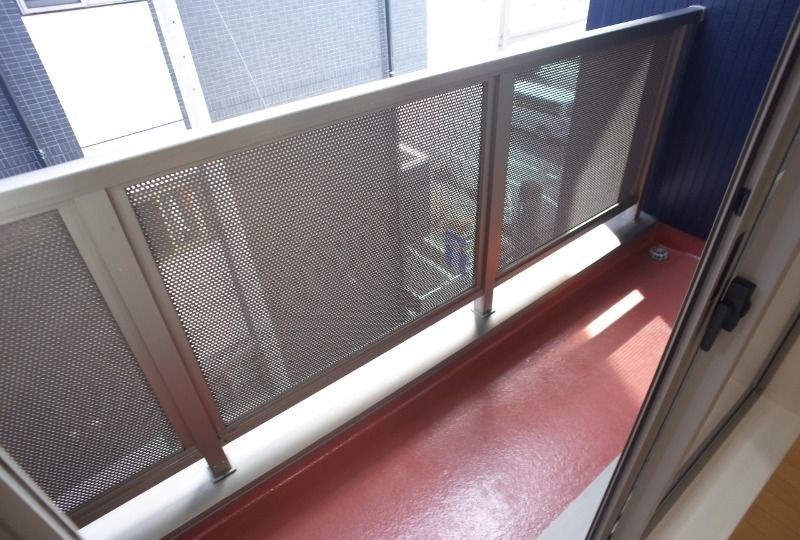 サイプレスのバルコニー