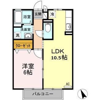 【間取り】 | 久持良ハイツD