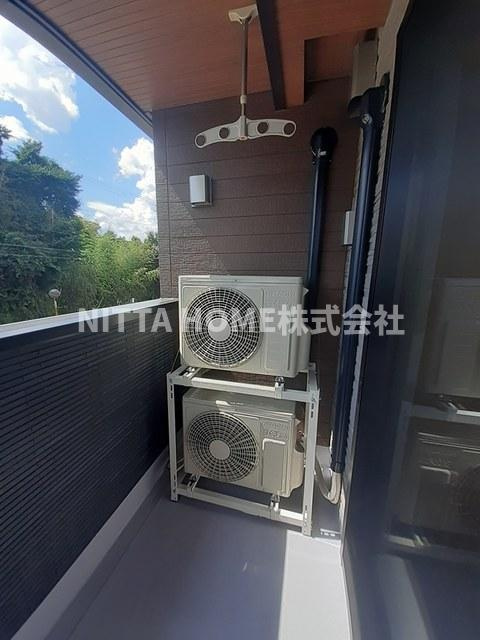 福知山市字長田のアパートのバルコニー|バルコニー付きのお部屋です(*^_^*)